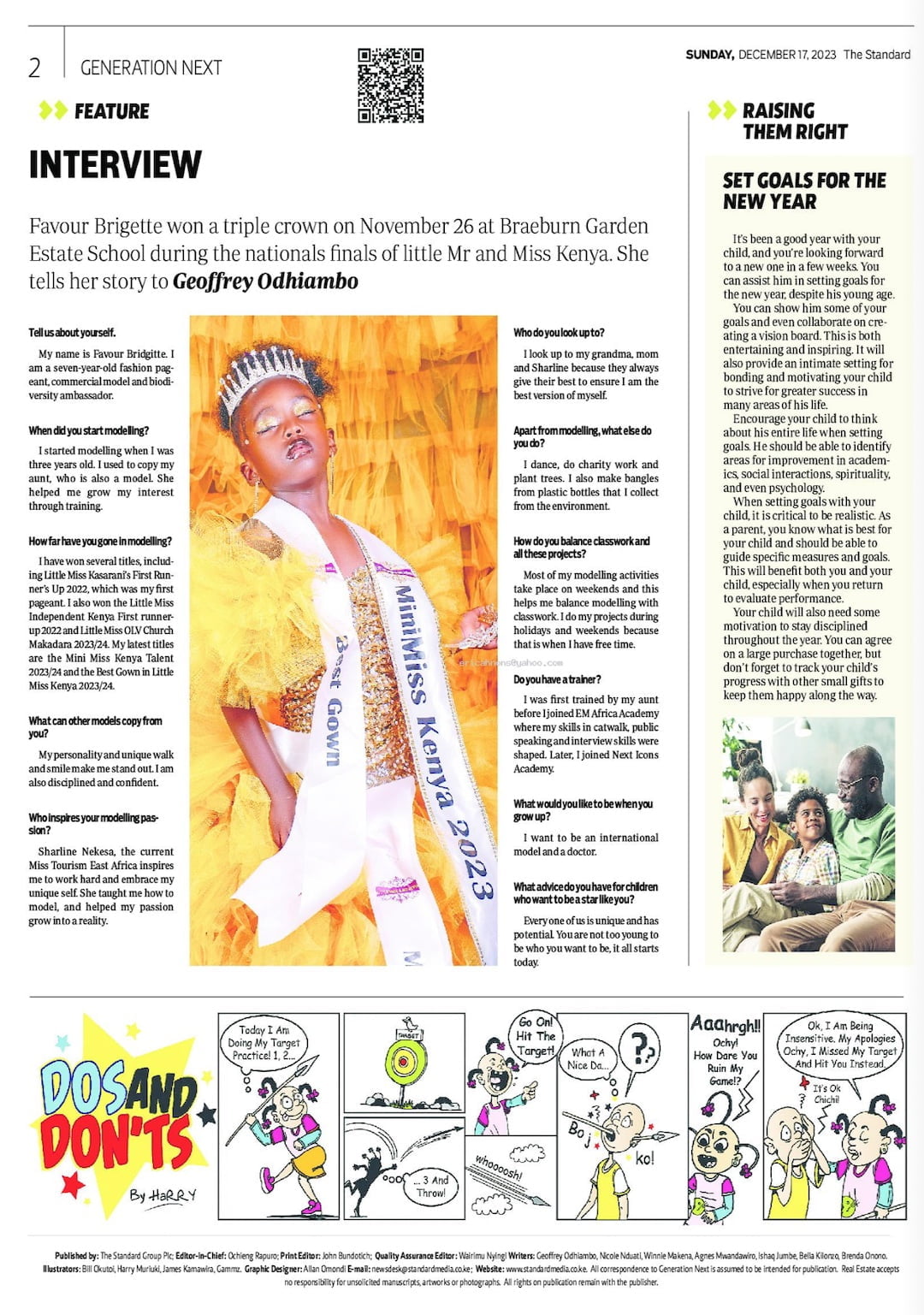 Young EM Africa talent featured in Kenyan media