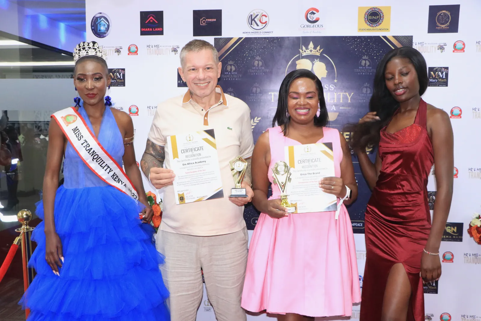 EM Africa team celebrating industry recognition